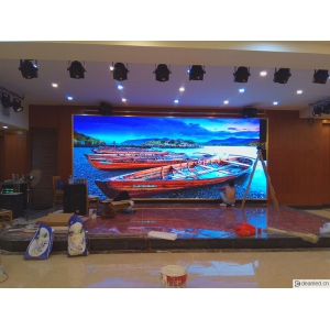 酒楼宴会大厅舞台背景LED显示屏
