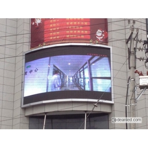 P10户外全彩弧形屏