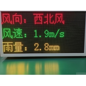 环境监测数据输出显示