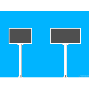 单立柱式小LED显示屏的样式