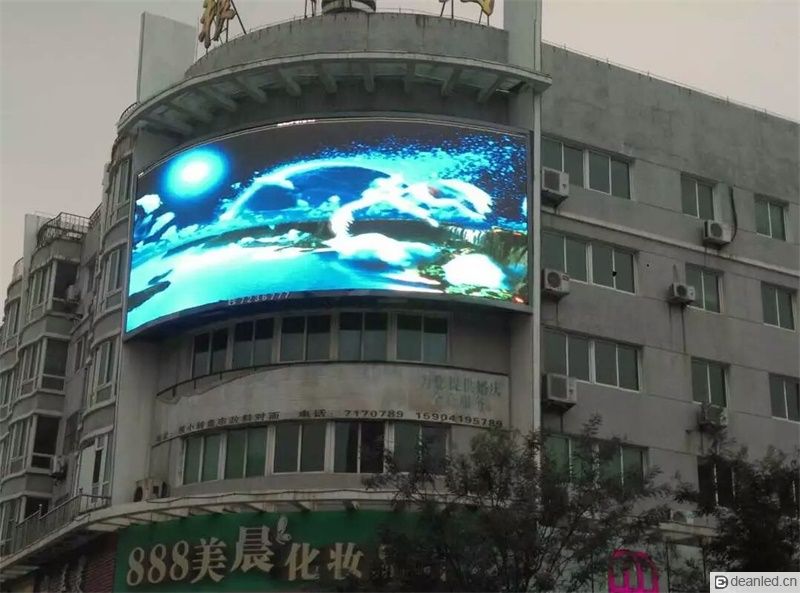 户外全彩LED大屏幕挂墙安装(图3)